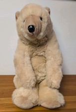 Vintage Folkmanis Puppet Furry Folk Tales Bear Brown Blonde 20  Plush Folktales