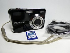 Fuji Finepix AV120 AA Battery 12MP 3x Wide Zoom Digital Compact Camera & 4GB SD