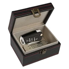  Faraday Box, [4 Keys Capacity] RFID Box for Car Keys, Faraday Key Fob Small