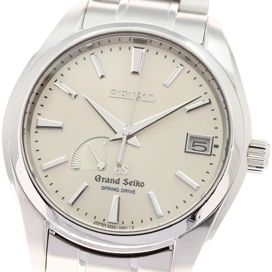 SEIKO GRAND SEIKO SBGA001/9R65-0AA0 40mm SS Silver Dial Automatic Date ...