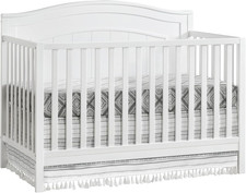 North Bay 4-In-1 Convertible Crib, Snow White, Greenguard Gold Certified