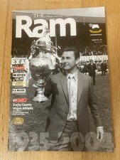 Derby County v Wigan Athletic 25/11/2004. Rare scarce Brian Clough tribute.