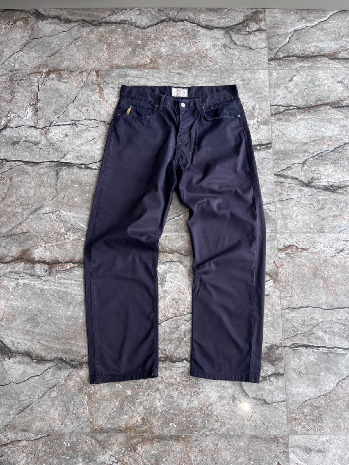 Armani Jeans 90s Vintage Men's Eco-Wash Denim Pants Jeans Made in Italy Size 33