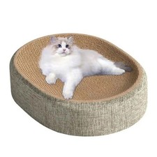 Cat Scratching Mat 2 In 1 Cat Scratcher Pad Pet Bed Pretty Kitty Bed..
