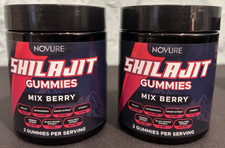 Himalayan Shilajit Gummies, 3000 mg, Ashwagandha, Maca Root 60 servings, 2 pack