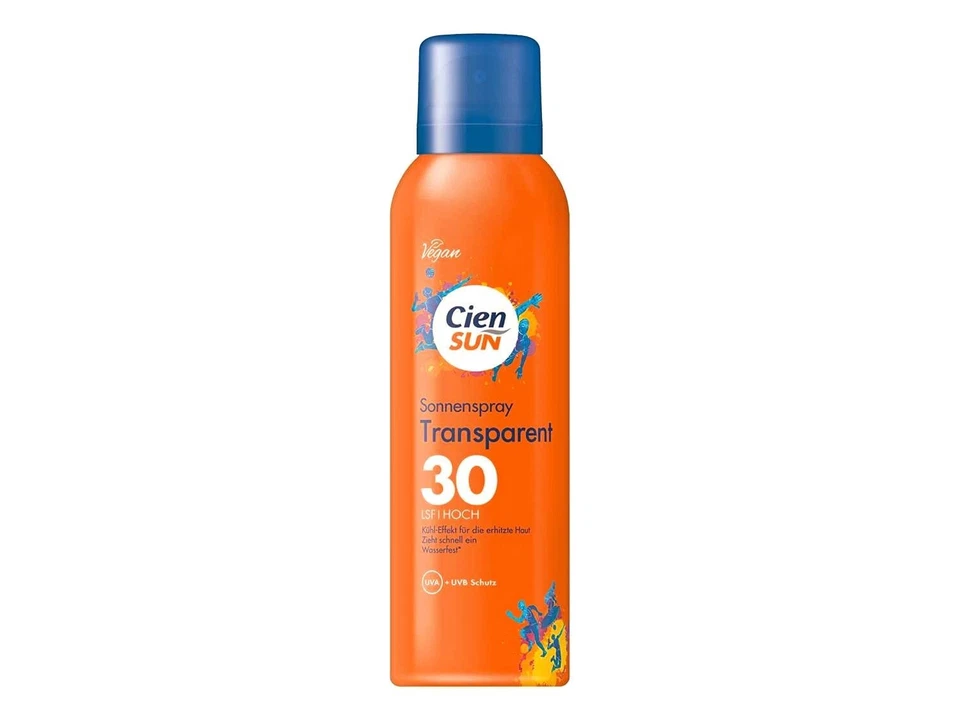 Cien® Sun Sport Sonnenspray LSF 30 200ml Kühlend Wasserfest UVA Schutz Sport