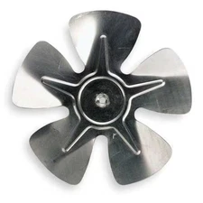 Dayton Replacement Fan Blade, 10 in Blade Dia, 5/16 in Bore Dia, 5 Blade,