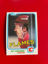 1981-82 Topps hockey set break #6 Guy Chouinard - Calgary Flames NRMT
