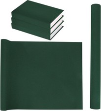 Book Cloth for Book Binding 57 x 17 Inch Dark Green Fabric Surface Paper Backed