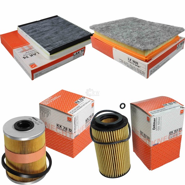 Mahle Kraftstofffilter KX 78D Innenraum LAK 74 Luft LX 1826 ÖLfilter OX 153D1-image