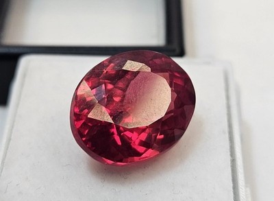 Mozambique Red Ruby Oval Cut 10-12 Ct EGL Certified Natural Loose Gemstone