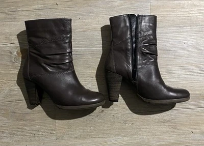 Gianni Gregori Damen Stiefelette Dunkelbraun Braun Gr 37 - Bild 1 von 4
