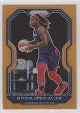 2021 Panini Prizm WNBA Orange Prizm 8/50 Myisha Hines-Allen #40 4l6