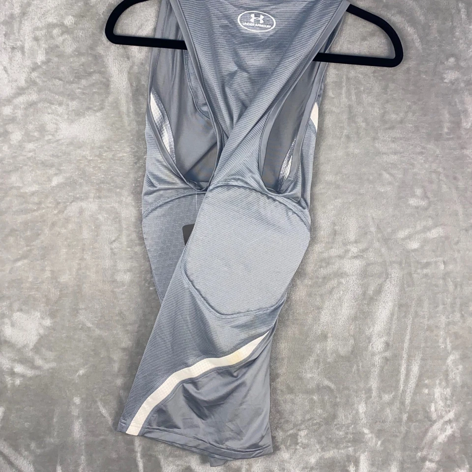 Under Armour Men's UA MPZ Compression Basketball Tank XL Gray HeatGear NWT Gift - Image 3 of 4