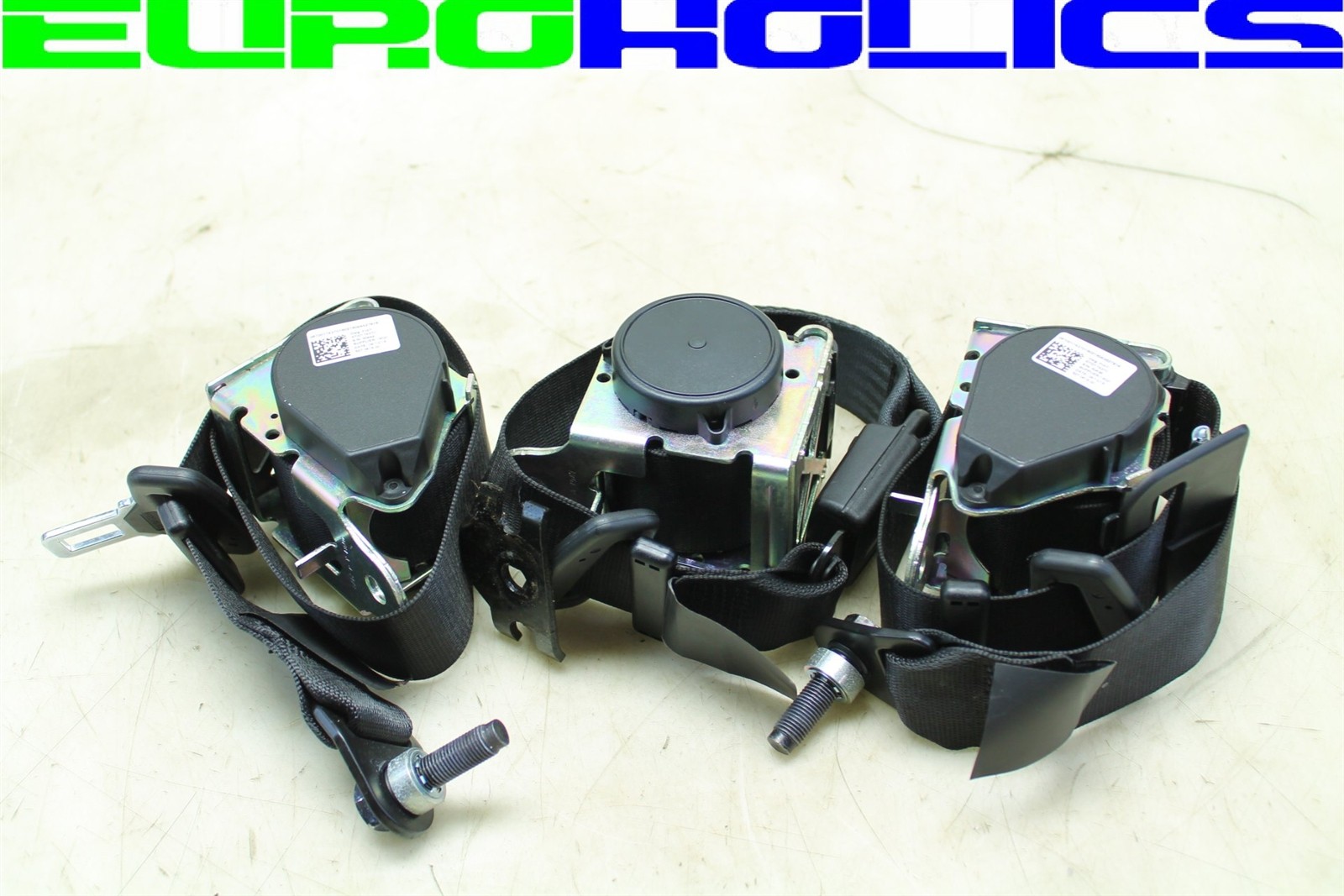 SET 3 Maserati M157 Ghibli 14-23 Left Middle Right Rear Upper Seatbelt Retractor