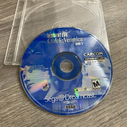 Resident Evil Code Veronica - Sega Dreamcast - DISC 1 ONLY - Tested