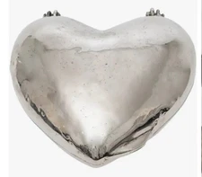 Jan Barboglio Hinged Large Nickel Heart