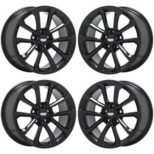 19 Cadillac Cts-v Gloss Black Wheels Factory Oem Set 4752 4754 Exchange