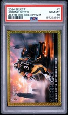 2024 PANINI SELECT ALTER EGO 2 JEROME BETTIS GOLD PRIZM POP1 RARE /10 PSA 10
