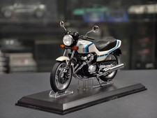 Modellino giocattolo AOSHIMA scala 1/12 HONDA CB400FOUR bianco/blu moto pressofuso