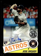 2020 Topps 1985 35th Anniversary Autographs Black Jose Urquidy Auto 199/199