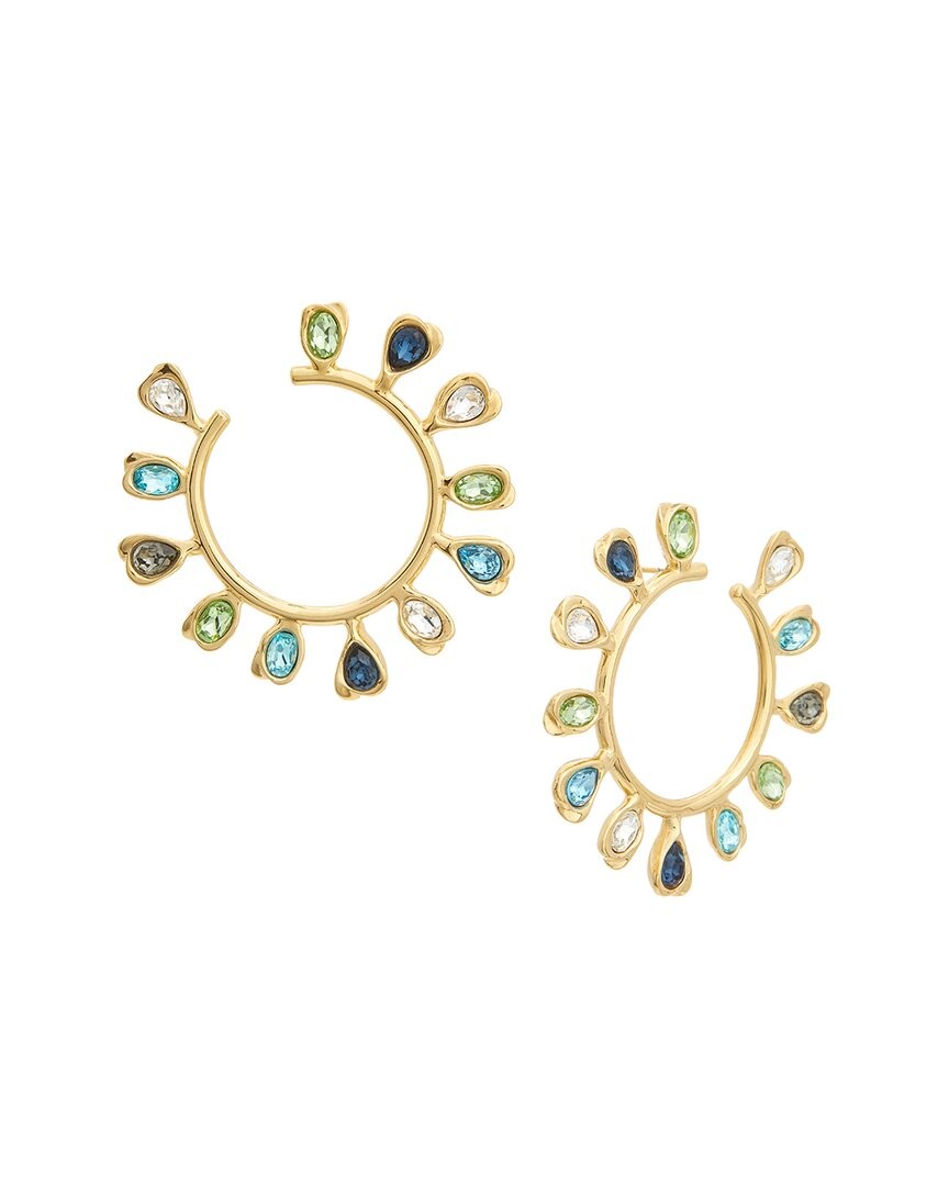 Oscar De La Renta Multicolored Hoop Earrings Womens 36790₽