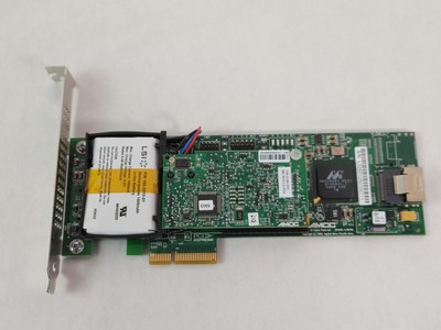 AMCC 700-3260-10D 4 Port SATA Raid Controller Card & BBU Module