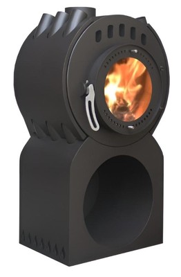 Kaminofen LUMA Warmluftofen APOLO 11.3 10 KW Werkstattofen Holzofen Gebläse  