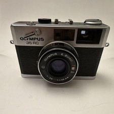 Olympus 35 RC Rangefinder Camera E. Zuiko 42mm f/2.8 Made in Japan AS IS