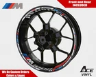 BMW M1000RR White Wheel Decals S1KRR  Rim Stickers S 1000R S1000 RR R XR