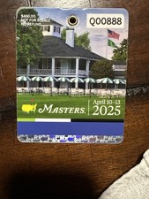 2025 Masters Badge - Rory McIlroy Career Grand Slam Golf Augusta National Golf