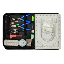 Jewelry Making Set for Beginners Crafting Earrings Necklaces with Tools