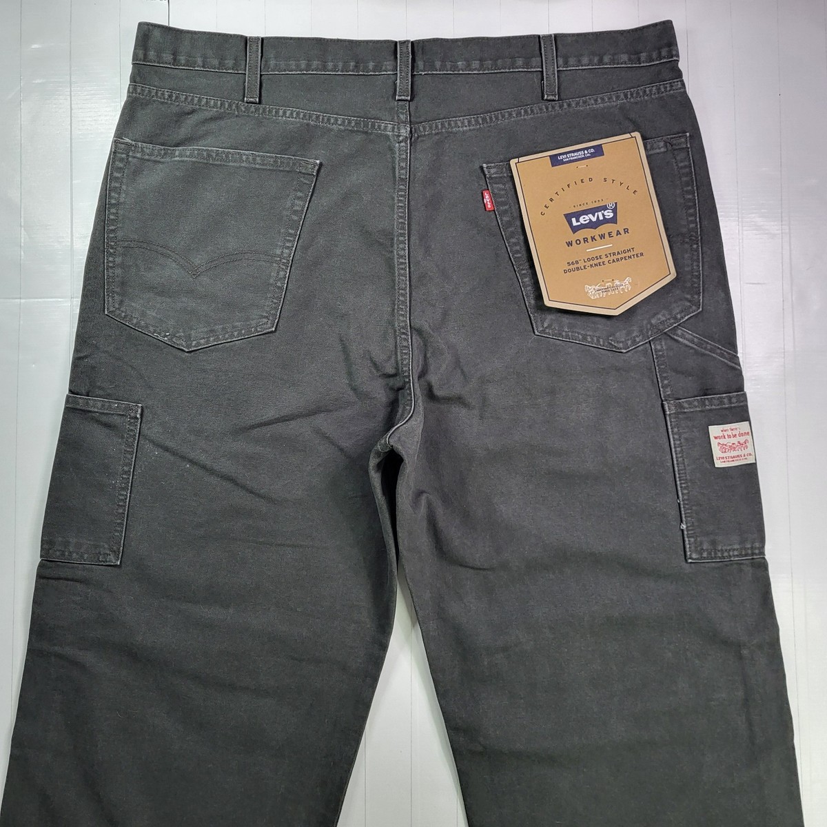 Levis 568 Double Knee Jeans 40x30 Carpenter Utility Loose Straight 