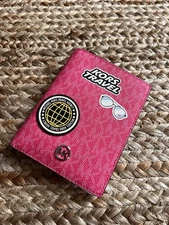 Michael Kors Embellished Jet Set Passport Travel Wallet