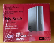 Western Digital My Book Studio Edition 500 GB External Hard Drive SEALED 2.0