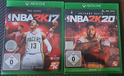 NBA 2K17 & NBA 2K20 - Microsoft Xbox One ( Konvolut)