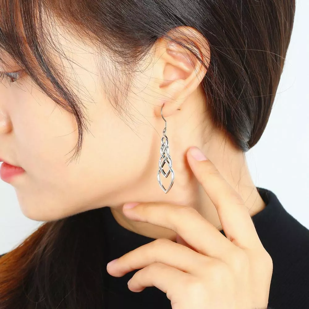 Pure titanium earrings cheap
