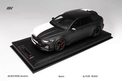 1/18 MotorHelix Audi RS6 Avant in Black & White Limited to 99