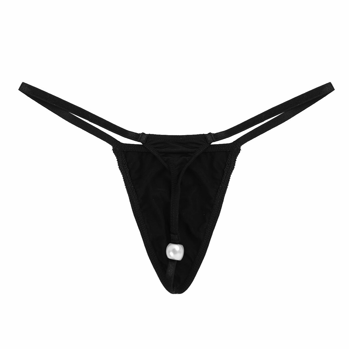 Mens Thong Underwear Low Rise See Through Micro Pouch G-String T-back Jockstrap