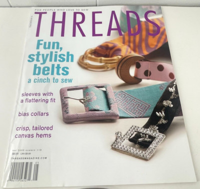 Threads Sewing back issue Magazines 2005 September #118 TAUNTON'S Knits Sew