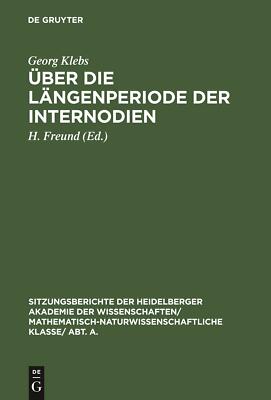 Über die Längenperiode der Internodien | Buch | 9783111046112