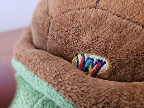 GANZ Webkinz Turtle 8.5” Plush Toy Green Brown Stuffed Animal EUC! No Code - Picture 3 of 5