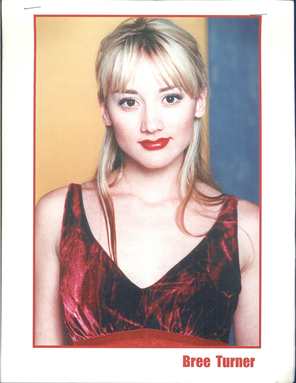 Bree Turner 8x10 Color Headshot Photo W Resume Stranger Things Ebay