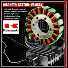 FOR 06-11 NINJA/VERSYS 650/ER6N MAGNETO COIL STATOR+VR VOLTAGE REGULATOR+GASKET