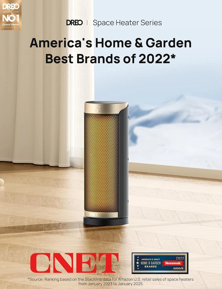 Calentador de ambiente, calentadores cerámicos PTC de 1500 W para uso en interio - Image 2 of 4