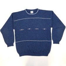 RETRO Mens Vintage Sweater Jumper Pullover MEDIUM Acrylic