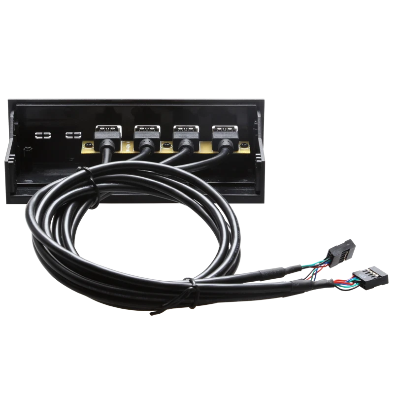 PC Computer Frontpanel mit 4 Ports USB2.0 Ports 60cm USB Kabel 5.25 Frontschacht - Bild 4 von 4