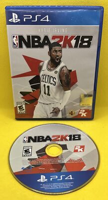NBA 2K18 (Sony PlayStation 4, 2017, PS4 w/ Booklet, Tested Works Great)
