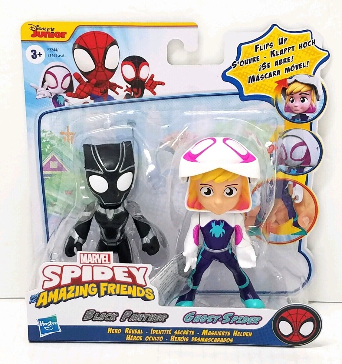 Marvel Mask Flip Spidey and His Amazing Friends Hero Action Figure