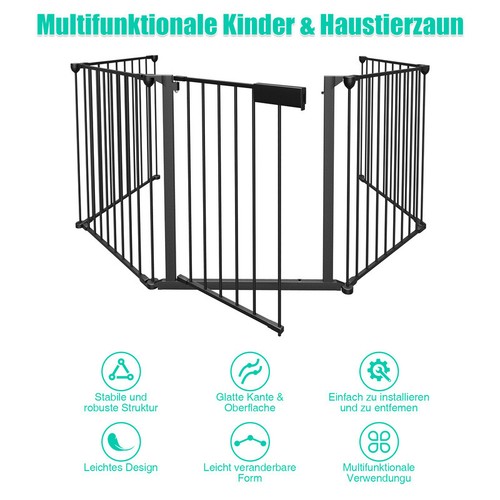 5 Stücks Kaminschutzgitter Absperrgitter Ofenschutzgitter Türschutzgitter Kinder - Bild 6 von 14